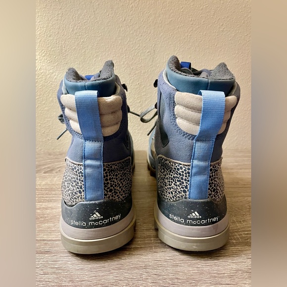 Adidas by Stella McCartney Women’s Size 8.5 Blue Eulampis Ankle Boots - Picture 3 of 11